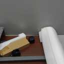 Vaunn Medical Pneumatic Adjustable Overbed Bedside Table With Wheels (Hospital and Home Use) (Walnut Brown)