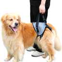 Upgraded Dog Lift Harness for Large Dogs Support Up to 110lb with Handles Locks - Quick-Release Adjustable Mobility Support Harness for Arthritis Surgery Recovery Disabled Elderly Dogs (L)