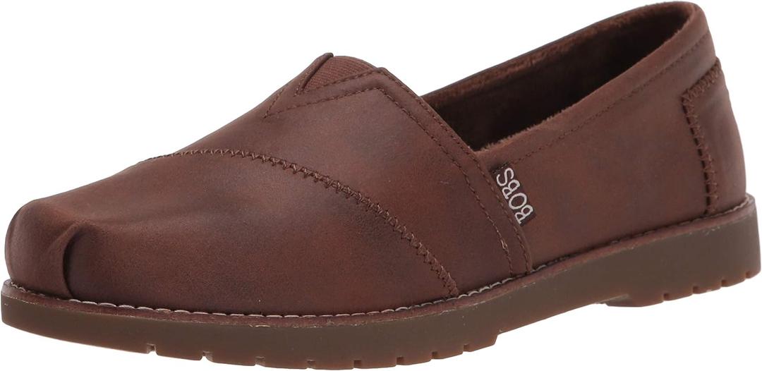 Skechers Women's Bobs Chill Lugs-Urban Spell Loafer (6, Brown)