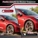 4Pcs Mud Flaps for Tesla Model Y 2025-2026 Accessories, No Drilling, Scratch-Resistant All Weather Protection,Thicker Version Mudflaps for Tesla New Model Y 2025 2026, Black