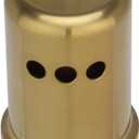 Akicon Brushed Gold Brass Finish Kitchen Dishwasher Air Gap Cap, brass Air Gap Cover