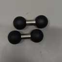 Mohists Double 1" Ball Mount Base Ball Adapter Compatible with RAM Mounts B Size 1 inch Double Ball Socket Arms, Black-2