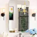 Venlus 30×36 Silver Bathroom Vanity Mirror - Rectangle Mirror for Over Sink with Tempered Glass & Rounded Corners for Entryway, Restroom, Bedroom Horizontal/ Vertical Wall-Mounted, Farmhouse Modern