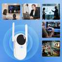 WiFi Extender Signal Booster for Home,WiFi Booster, WiFi Repeater with Ethernet Port Covers up to 9000 sq. ft and30 Devices for Apartment Basement Office House