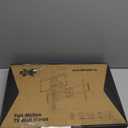 USX Mount Full Motion TV Wall Mount for Most 42-90 inch Flat Screen/LED/4K, TV Mount Bracket Dual Swivel Articulating Tilt 6 Arms, Max 16" Wood Studs, VESA 600x400mm, Holds up to 132lbs