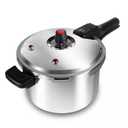 1.85Gal Thickened Stainless Steel Pressure Canner with Release Valve Canning Cooker Pot Stove Top Instant Fast Cooking Compatible with Gas & Induction Cooker 7 Liter Suitable for 6-8person