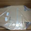 50 Pack Cardboard Storage Bin Boxes Bulk 3 Sizes, Medium, White