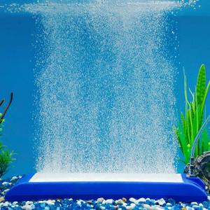 Pawfly Aquarium Air Stone, 11" Nano Air Bubble Curtain Wall, Self-Sinking Design Aquarium Bubbler Decorations for Freshwater Saltwater, Oxygen Bubble Diffuser for Pond & Hydroponics, Blue