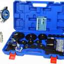 12 PCS Brake Master Cylinder Bleeder Kit Brake Master Cylinder Adapter Kit Brake Bleeder Kit 12PCS Brake Bleeder Adapter Set with 1 Japanese Quick Connector