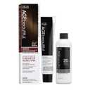 AGE beautiful Permanent Hair Color Dye Liqui Creme | 100% Gray Coverage | Anti-Aging Haircolor | Biotin for Thicker, Fuller, Healthier Hair | Professional Salon Coloring (4NNG Dark Intense Golden Brown)