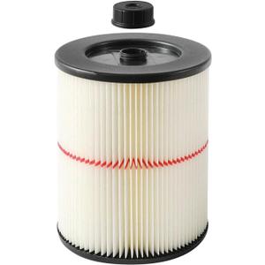 17816 Filter for Craftsman Shop Vac 9-17816 Wet Dry Vac, Replacement Red Stripe Cartridge Filter Compatible with Craftsman 5/6/8/12/16/32 Gallon and Larger Vacuum Cleaner, 1 Pack