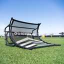 QUICKPLAY Tekkers Air Soccer Rebounder - Dual-Sided Wave & Ground