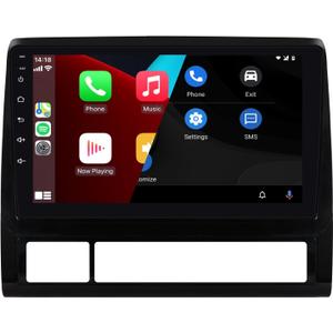 Car Stereo for Toyota Tacoma 2005-2015 Compatible with Wireless Carplay/Android Auto with 9 inch IPS Touch Screen/Bluetooth/Mirror Link/FM/AM/USB/High Power