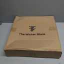The Wicker Store 8 Pieces Natural Seagrass Placemat with Placemat Holder, Made in Vietnam