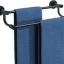 Alise Double Towel Bars, Towel Racks for Bathroom, Wall Mount Towel Holder, SUS304 Stainless Steel Towel RackDouble Towel Rod Towel Hanger, 16 Inch Towel Rail,Matte Black, GOY4400-B