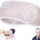 MUSICOZY Sleep Headphones Bluetooth 5.4 Headband, Wireless Earphones Sweat Resistant Earbuds with Ultra-Thin HD Stereo Speaker for Workout Running(White Red)