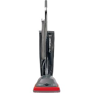 Sanitaire EUKSC679J Commercial Shake Out Bag Upright Vacuum Cleaner with 5 Amp Motor, 12" Cleaning Path,Red
