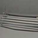 VOLPONE 24 Inch Towel Rack with Towel Bar Holder Foldable Towel Shelf with Movable Hooks Rustproof Towel Storage Wall Mount for Bathroom Lavatory Silver