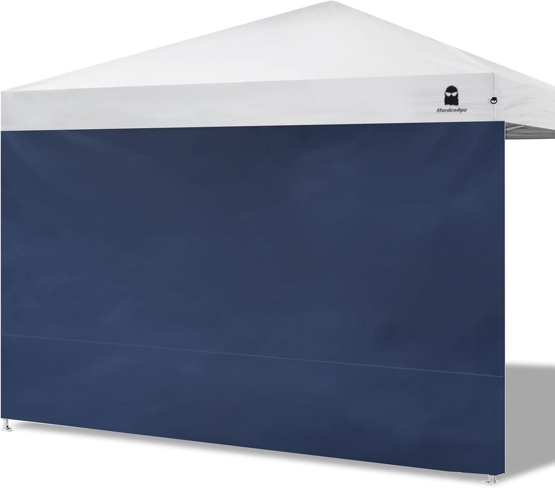 Sunshade Sidewall for 10x10 Pop Up Canopy Gazebos Tent - Straight Leg, Instant Waterproof Canopy SunWall, 1 Pack Canopy Sidewall Only (Spliceable, Navy)