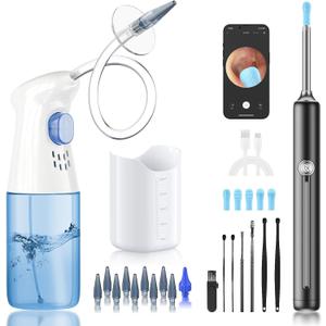 Ear Wax Removal - Ear Cleaner - Ear Camera - FSA HSA Eligible - Ear Wax Removal Kit - Ear Wax Removal Tool Camera - 1080HD Effective for Cleaning Ear Wax Build-Up