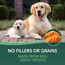 Healthfuls Sweet Potato Slices Healthy Dog Treats  Limited Ingredient, Grain Free, Made from Real Dried Sweet Potatoes, 16 oz (EXP 09/10/27)