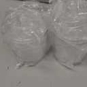 4 Pack Acrylic Qtip Holder Dispenser for Cotton Swabs, Balls, Pads, Floss Picks- Small Clear Acrylic Canister Apothecary Jar Set, Bathroom Essentials Accessories Decor, Vanity Makeup Storage Organizer