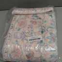 Uphome Bathroom Rug Runner Pink Floral Bath Mats Vinatge Ultra Soft Non Slip Bathroom Rugs Machine Washable Boho Farmhouse Medallion Shower Rug for Sink Tub Entryway, 18x47 inch