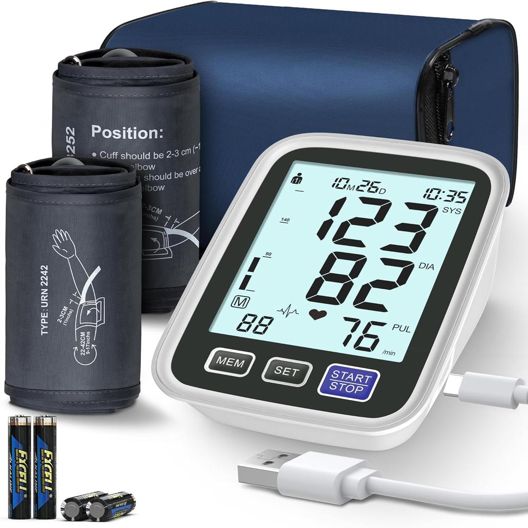 Wrist Blood Pressure Monitor, Blood Pressure Monitor with Adjustable Wrist Cuff