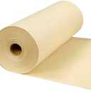 MEGREZ Roll Pack Thicken Calligraphy Paper for Practice Chinese Japanese, 35cm x 100m(13.8in x 328ft), Sheng(Raw) Xuan Paper, Yellow