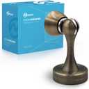 Neoera Magnetic Door Stop Antique Brass Color Door Stopper Strong Magnetic Door Catch for Hold Door Open, Anti-Rust, Heavy Duty for Various Door Types, Wall & Floor Mount 1Pack