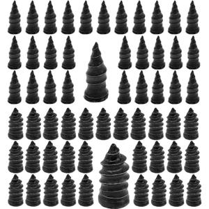 3 x 60PCS Tire Repair Rubber Nail, Vacuum Tire Repair Kits Spiral Rubber Nails, Tire Screw Plug Fast Tool Self Service Tire Repair Nail for car, Motorcycle, Truck, Tractor Tire Puncture Repair