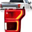 LED Tail Lights Compatible with Ford F150 2018-2020 W/Blind Spot Taillight Rear Driving Brake Lights Replace OEM KL3Z13404B, JL3Z13404C, JL3Z13404F, KL3Z13404A (Module NOT Included) Right Side