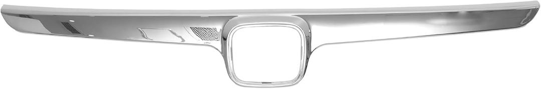 X AUTOHAUX No.71122SNAA00 Front Grille Trim Hood Bumper Grille Grill for Honda Civic 2006-2008 Front Bumper Kidney Grille Grill Chrome Silver Tone