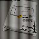 6 FT Firewood Rack Cover - Wood Storage Tarp, Log Rack Cover With Weather Resistant Oxford Fabric For Outdoor, Indoor, Patio, Waterproof