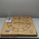 LEIKE Large Wall Clocks with Night Light Battery Operated,Silent Non Ticking,Rustic Modern Big Wood Clock for Living Room, Bedroom,Kitchen,Farmhouse,Office,Home Decor-24 Inch(Roman Numerals)