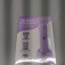 Bikini Trimmer for Women - Painless Electric Razors-Cordless Body Shaver for Trip,Replaceable Lady Facial Razor, IPX7 Waterproof&Easy Cleaning, Ceramic Blade, USB Charge Purple