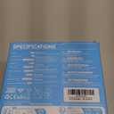 iClever BTH20 Active Noise Cancelling Headphones for Kids, 60H Play Time,Type C Fast Charging, Safe Volume 80dBA, Bluetooth5.4, Award-Winning Kids Headphones Wireless for iPad Tablet Airplane, Blue