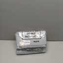 Amylove 10 Pcs 24 x 40 Inch Suit Bag Bulk for Travel and Closet Storage, Garment Bags for Hanging Clothes with Zipper and Clear Window, Dustproof Hanging Cover for Suits Jackets Dresses Coats (Gray)