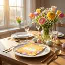 3 x ibohr 50Pcs Happy Easter Napkins, Disposable Paper Napkins with Colorful Easter Egg Design - Perfect for Easter Party Supplies, Spring Brunch & Table Decorations