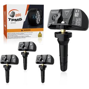 TPMS Tire Pressure Sensor Fit for Ford Explorer Lincoln Aviator 2020, 433MHz Pre-Programmed Tire Pressure Monitoring System Sensor Replacement JX7T1A180CA JX7J-1565-DA9-4 PCS