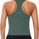 Racerback Workout Tank Tops for Women Sleeveless Gym Tops Cropped Active Yoga Running Shirts (X-Small)