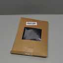 HACI Women's Front Closure Cotton Bra Wirefree Unpadded Full Coverage Everyday Bralette (36B, Black)