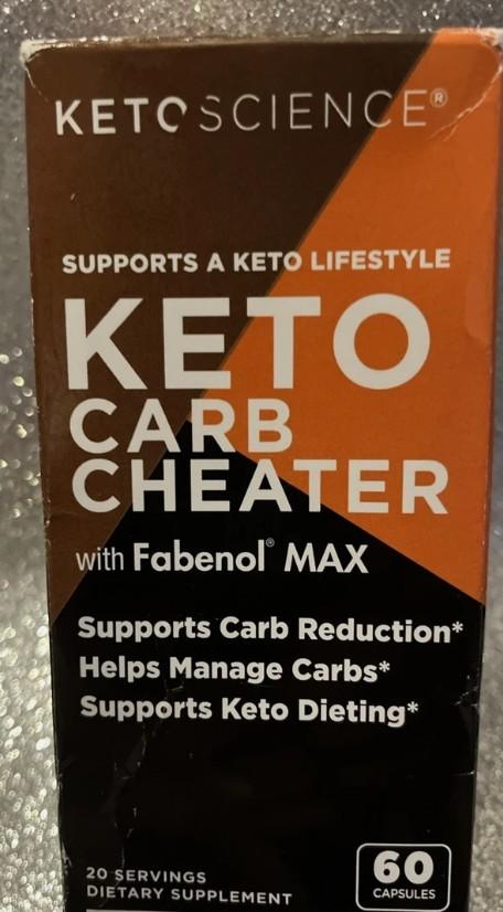 Keto Carb Cheater 60 Caps by Keto Science