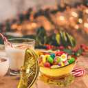 Cabilock Gold Ingot Candy Box 9.05X5.51X5.51 Inch Portable Chinese Feng Shui Ornament for Home Decor Wedding Party Storage and Display