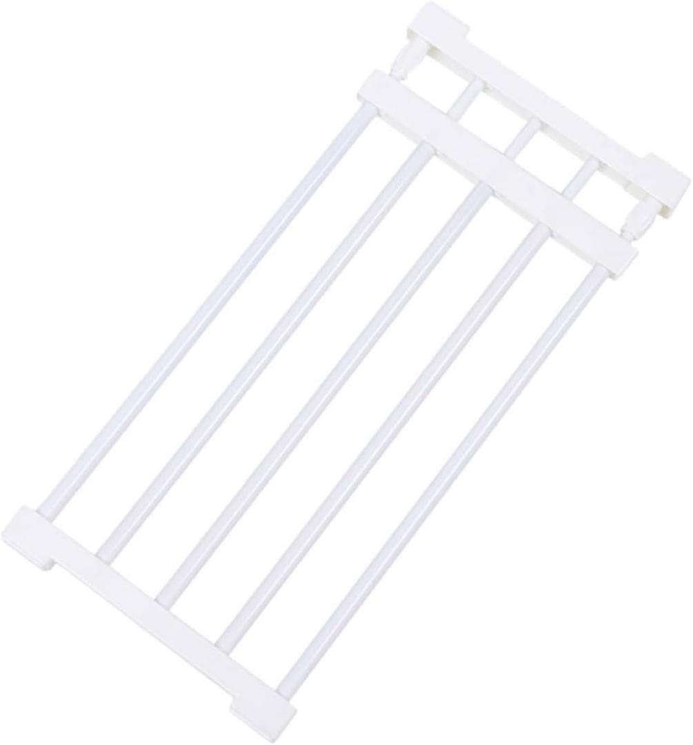 Alipis Expandable Closet Shelf Organizer Nail Divider for Wardrobe Bathroom Kitchen Wide Space-Saving Storage for Home and Dorm