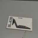 Doohoeek Universal Bluetooth Mini Keyboard, Wireless Compact Keyboard with Orange Navigation Keys & Any-Angle Stand for Android/iOS/Windows, Dual-Device Keypad for Phones/Galaxy Z Fold/iPad mini