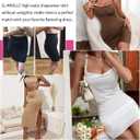 SLIMBELLE Half Slips Shaper Cool Comfort Seamless Slip Shapewear Under Dress Tight Skirt Undergarments (Black, S)