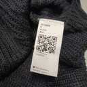 BZB Women's V Neck Long Sleeve Knit Loose Oversized Pullover Sweater Black M
