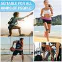 Hiboom 2 Pack Knee Strap Patella Band Patellar Tendon Support Knee Brace for Women Men Youth Pain Relief Basketball Tendonitis Jumper Osgood Schlatter Running Sports Football Hiking Squats