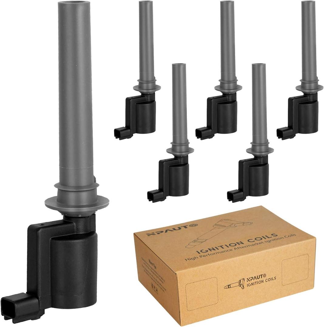 Ignition Coil Pack Set of 6 Compatible with 3.0 V6 2001 2002 2003 2004 2005 2006 2007 2008 Ford Escape, Ford Five Hundred 500, Freestyles, Taurus, Mazda Tribute, Mercury Mariner Montego Sable, DG500